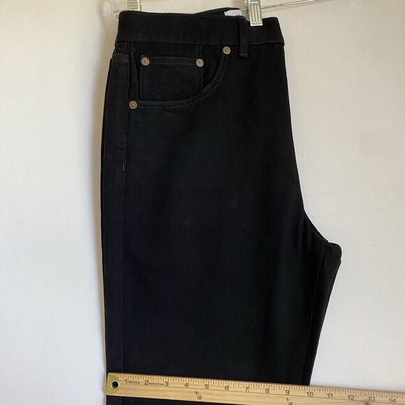 Madewell The Alexa Dream Jean Women's 29 Black Straight High Rise Relaxed $139 - Picture 9 of 11